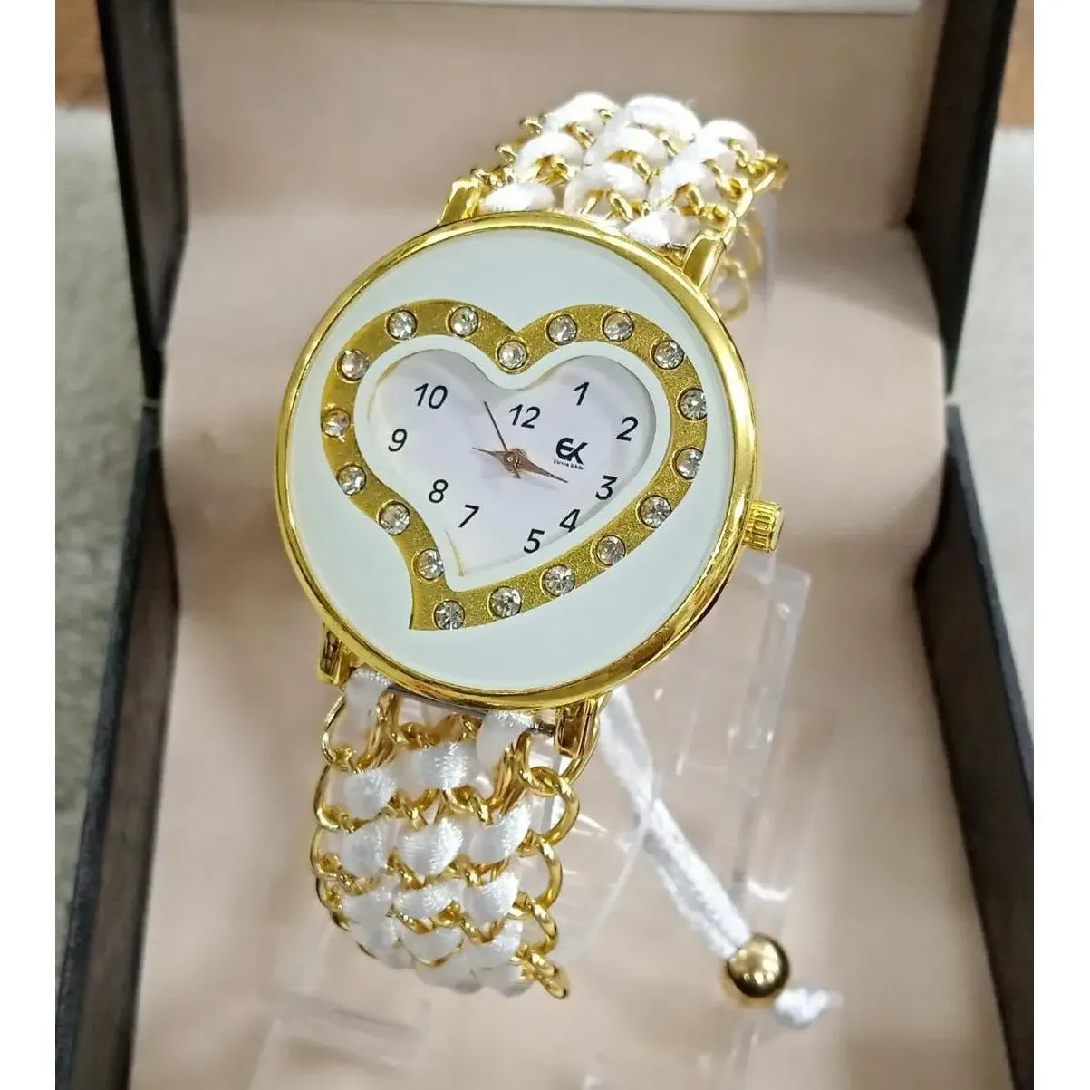 Women's Heart Shape Bracelet Watch