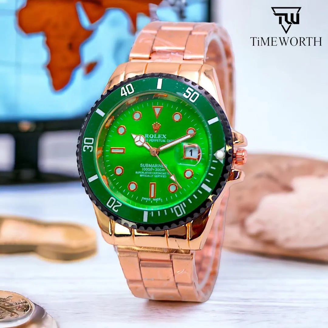 Men's Modern Stylish Watch with Date Working - Random Multicolor Dial - With Box Art# M247 -Rox.Dt900600WB-0005