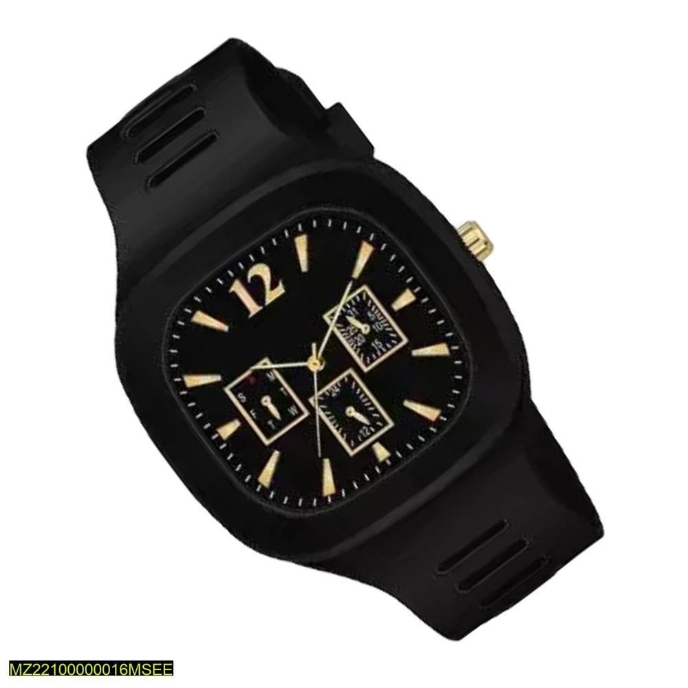New Silicon Analogue Fashionable Watch For Men